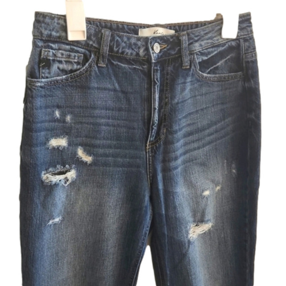 WOMENS Kancan dark wash distressed jeans size 7. - Picture 4 of 12